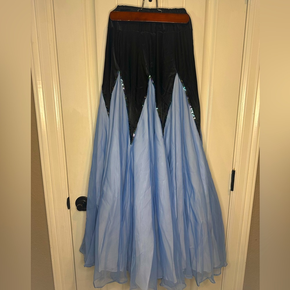 Periwinkle long skirt